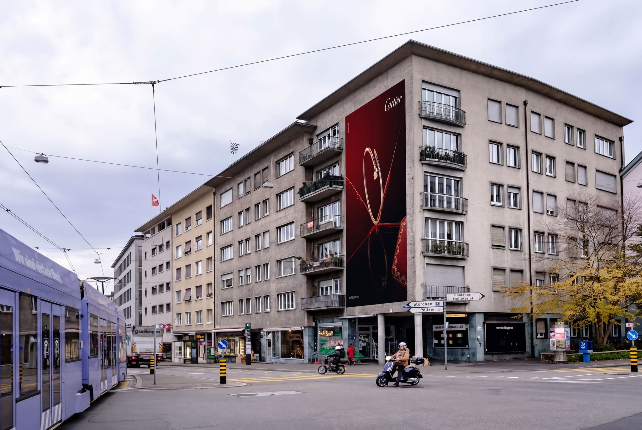 Fassaden werbung